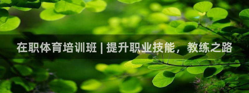 极悦平台注册登录：在职体育培训班 | 提升职业技能，