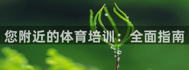 极悦平台股东：您附近的体育培训：全面指南