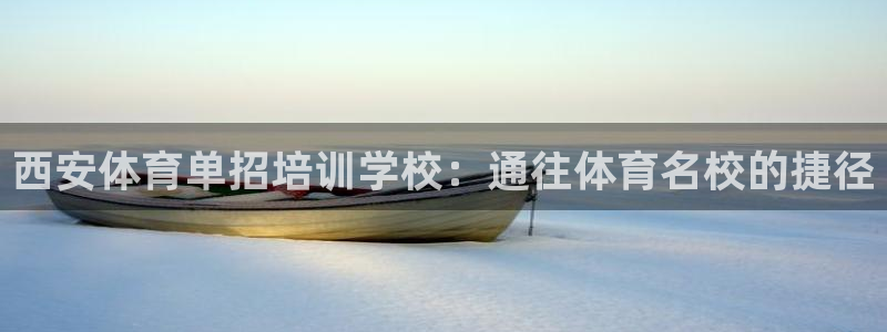 极悦平台注册失败如何解决：西安体育单招培训学校：通往