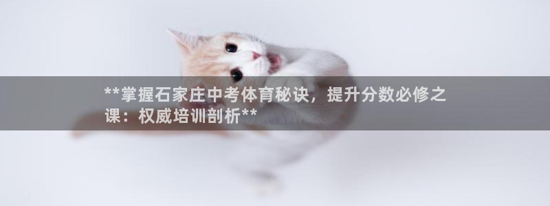 极悦娱乐的背景和历史背景是什么：**掌握石家庄中考体
