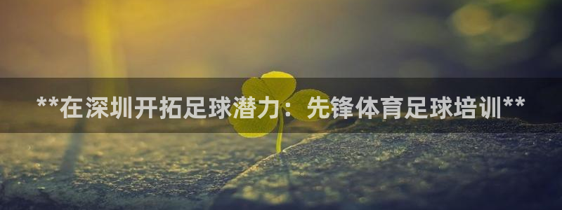极悦平台方7O777：**在深圳开拓足球潜力：先锋体